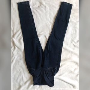 Indigo blue maternity pants
